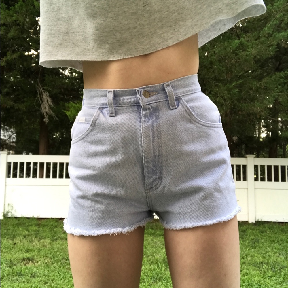 high waisted mom shorts
